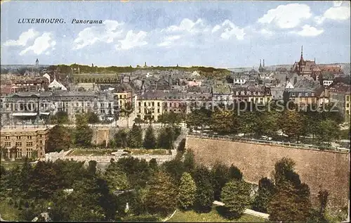 Luxembourg Luxemburg Panorama / Luxembourg /