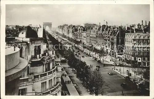 Paris Avenue des Champs Elysees Arc de Triomphe Kat. Paris