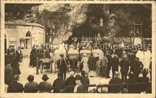 Lourdes Hautes Pyrenees La Grotte Kat. Lourdes