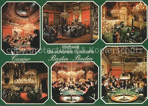 Casino Spielbank Bade Baden Roulette  Kat. Spiel