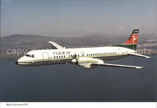 Flugzeuge Zivil Manx Airlines ATP  Kat. Airplanes Avions