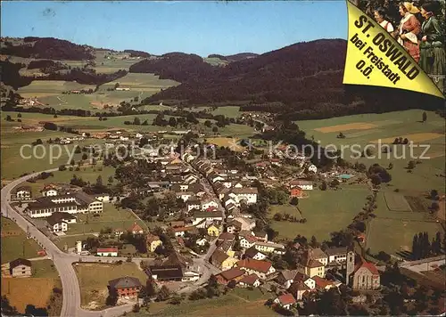St Oswald Freistadt Fliegeraufnahme / Freistadt /Muehlviertel