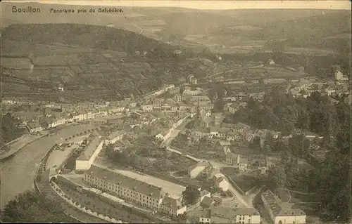 Bouillon Liege Wallonie Panorama pris du Belvedere, Feldpost /  /