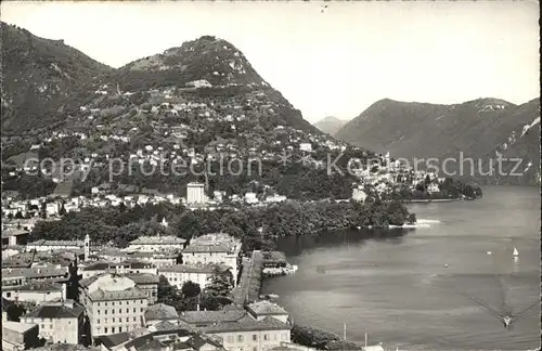 Lugano Lago di Lugano Monte Bre