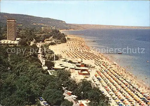 Slatni Pjassazi Fliegeraufnahme Strandpartie