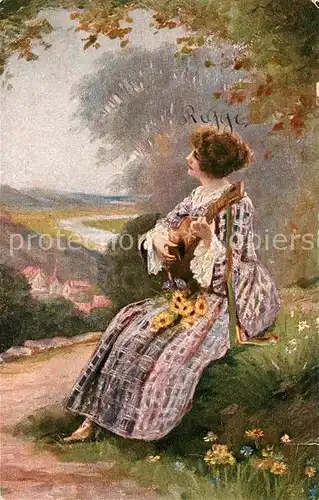 Motive Aus der Jugendzeit Kuenstlerkarte Ohlsen Kat. Motive