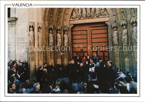 AK / Ansichtskarte Valencia Valenciana Tribunal de las Aguas Celebrando Consejo Kat. Valencia