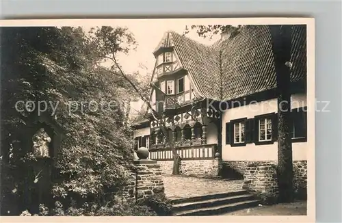 AK / Ansichtskarte Koblenz Rhein Fachwerkhaus Ein Weindorf den Gedanken gab Kat. Koblenz