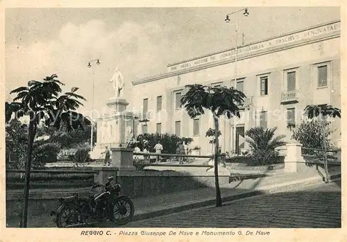 AK / Ansichtskarte Reggio di Calabria Piazza Giuseppe de Nave Kat. Reggio di Calabria