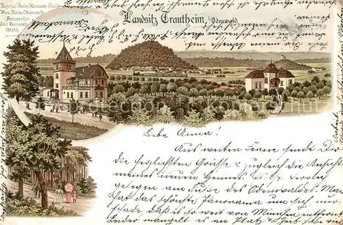 AK / Ansichtskarte Trautheim Panoramna Kat. Muehltal