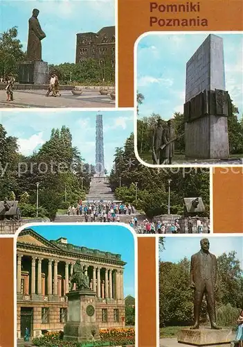 AK / Ansichtskarte Poznan Posen Denkmal Obelisk Stadtansichten Kat. Poznan