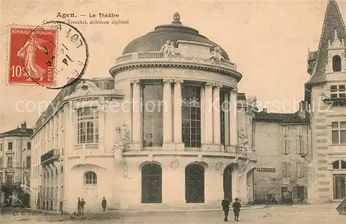 AK / Ansichtskarte Agen_Lot_et_Garonne Le Theatre Agen_Lot_et_Garonne