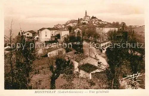 AK / Ansichtskarte Montpezat_Lot et Garonne Vue generale Montpezat Lot et Garonne