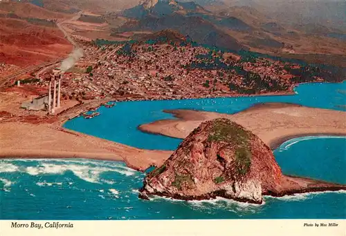 AK / Ansichtskarte  California_City_California_USA Morro Bay Aerial View