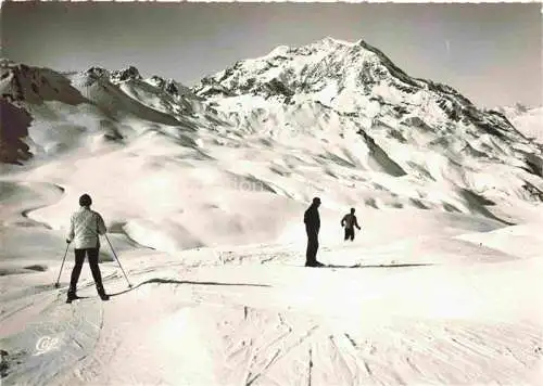 AK / Ansichtskarte Val_d_Isere_Albertville_73_Savoie La Famille du Bellevarde Tomeuses et le Dome de la Sache Sports d hiver Alpes 