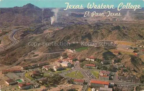 AK / Ansichtskarte EL PASO  Texas USA Texas Western College Fliegeraufnahme