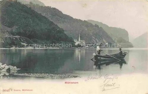 AK / Ansichtskarte Muehlehorn Walensee GL Uferpartie am See