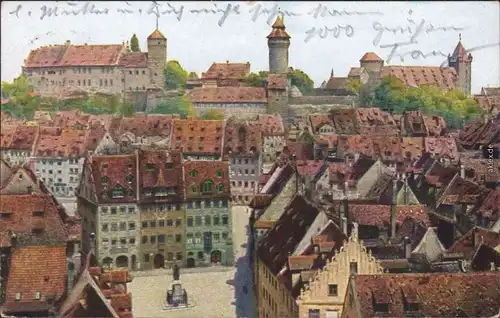 Ansichtskarte Nürnberg Nürnberger Burg 1931